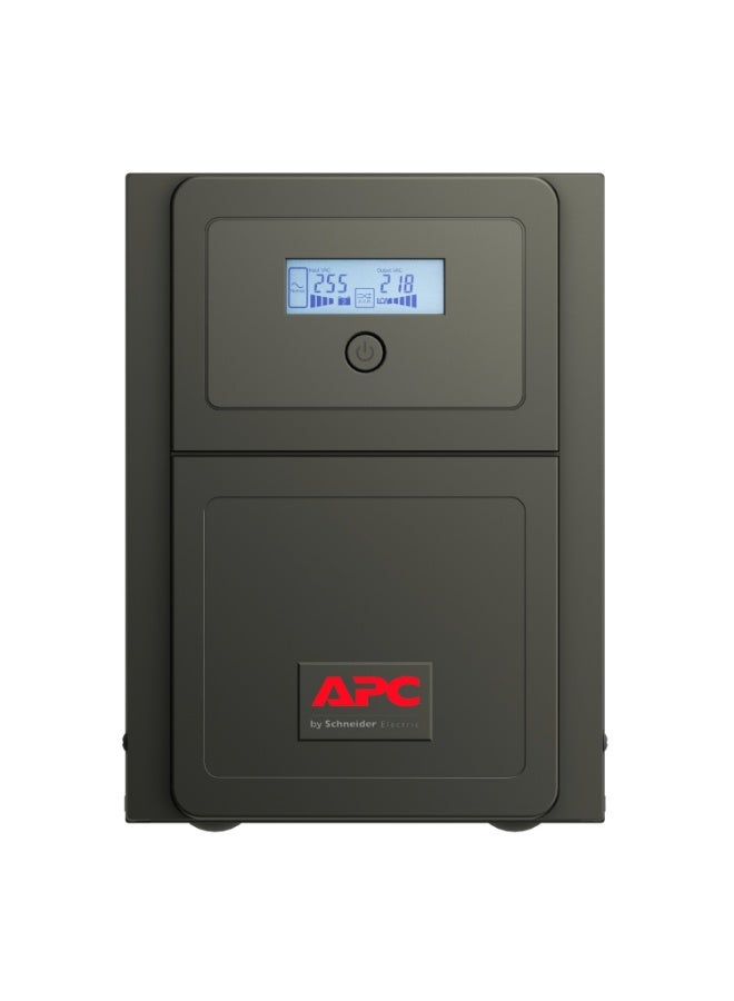APC SMV1500AI-MSX | APC Easy UPS 1 Ph Line Interactive, 1500VA, Tower, 230V, 4 Universal outlets, AVR, LCD - Image 3